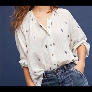 Anthropologie Akemi and Kin Adela Blouse